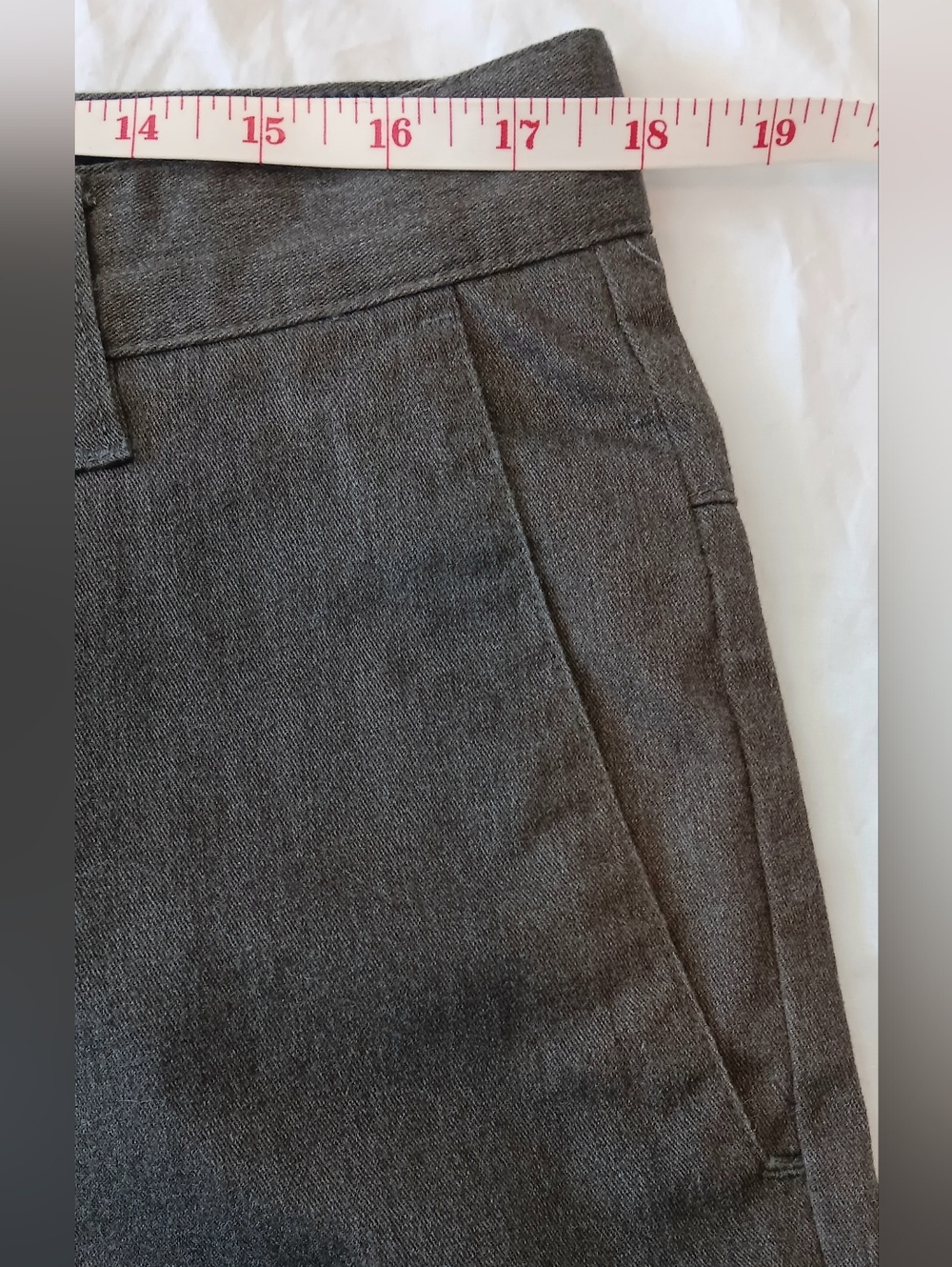 Volcom Chino Shorts 34 Charcoal Gray Pockets 10" Inseam Surf Beach Summer - Picture 7 of 10